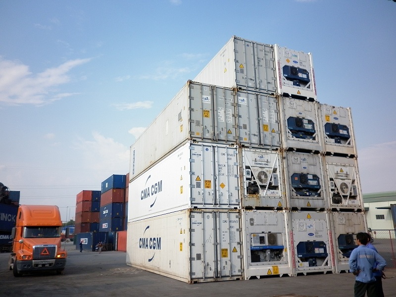 Container lạnh dùng cho các loại hàng hóa cần bảo quản trong thời gian dài