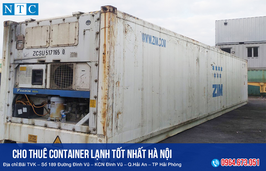NTC Container - địa chỉ cho thuê container lạnh chất lượng nhất Hà Nội