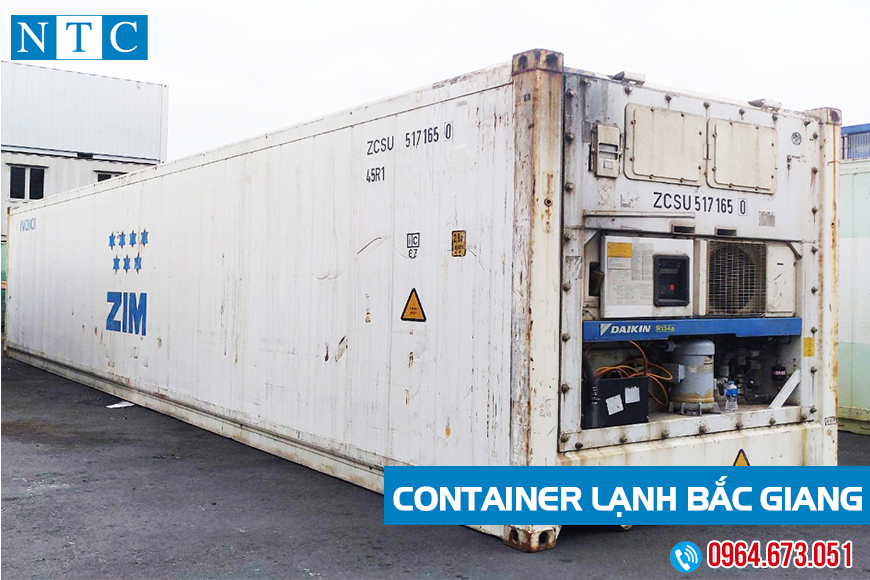 Cho thuê container lạnh giá tốt tại Bắc Giang - NTC Container phía Bắc