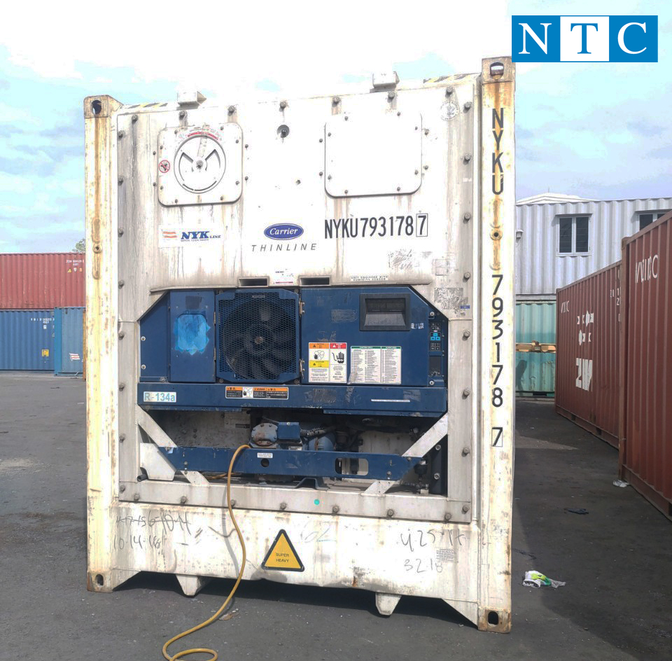 Thông số kĩ thuật container lạnh 20 feet, 40 feet chuẩn tại NTC Container 
