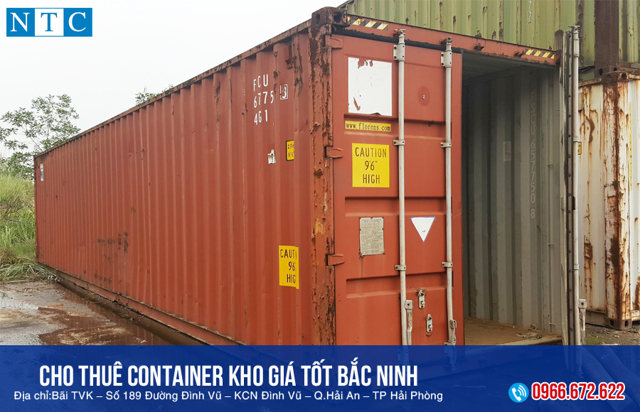 NTC Container cho thuê container kho giá tốt, uy tín