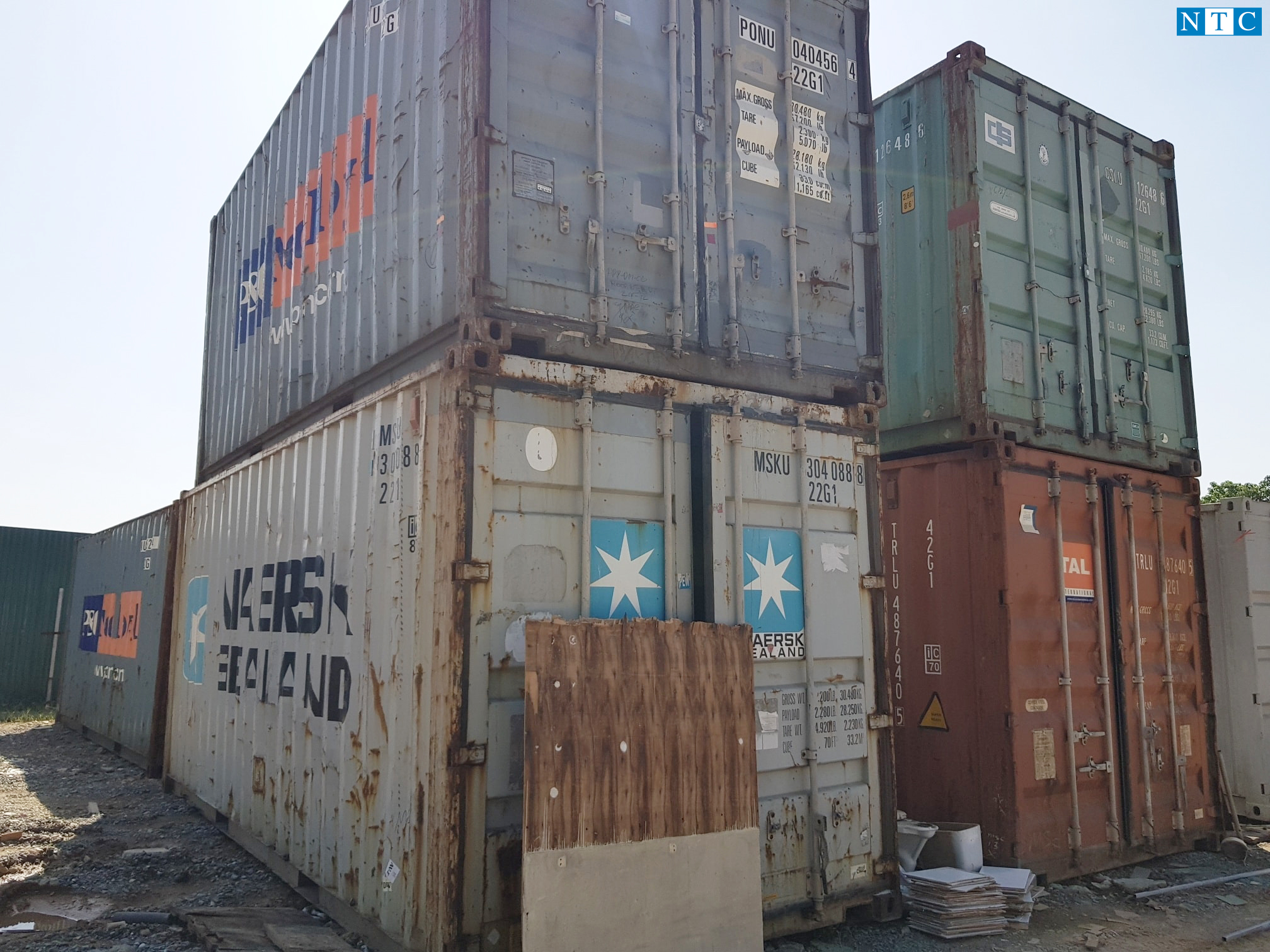 Update giá bán container tháng 1/2021 theo từng kích thước tại NTC Container