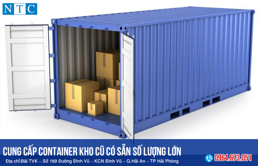 NTC Container cung cấp container kho cũ có sẵn số lượng lớn