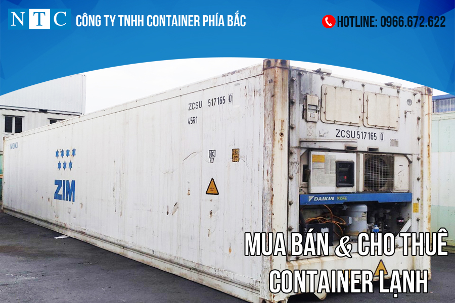 NTC Container mua bán và cho thuê container lạnh giá tốt tại Hải Dương. Hotline: 0966.672.622