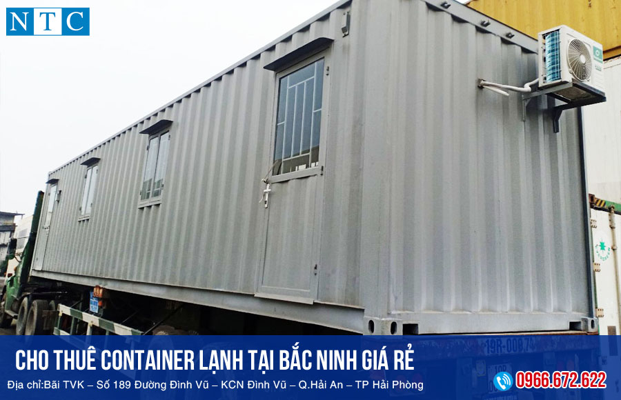 NTC Container cho thuê container văn phòng giá tốt nhất Bắc Ninh hiện nay