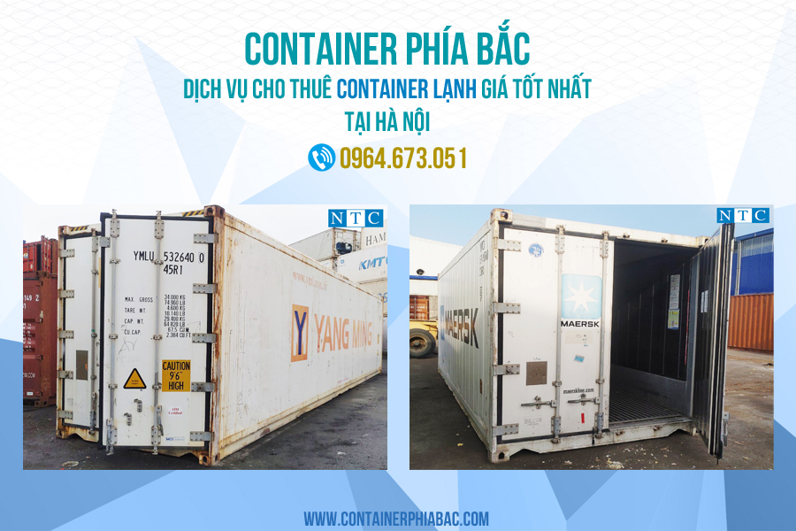 NTC Container cung cấp dịch vụ cho thuê container lạnh giá tốt nhất tại Hà Nội