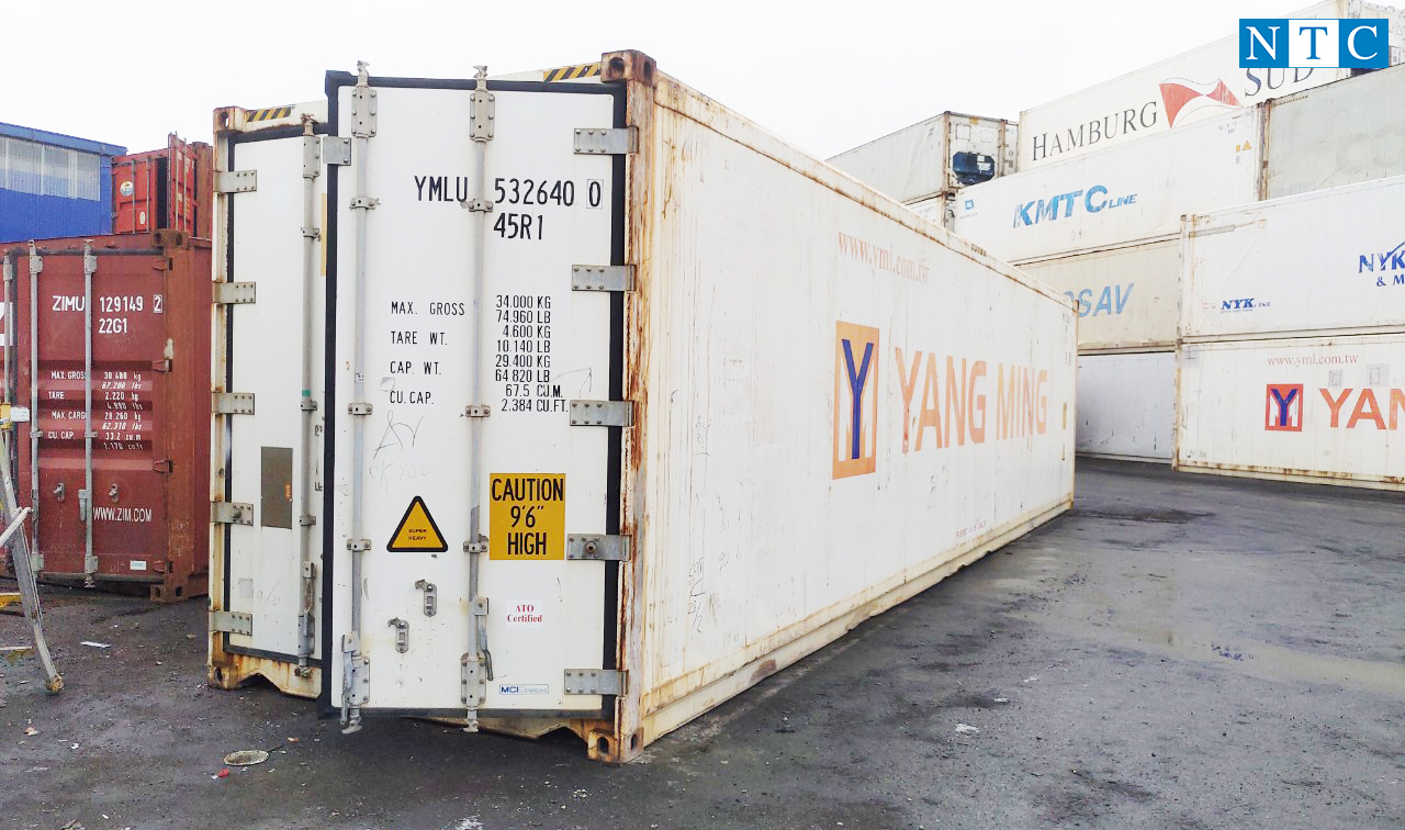 Quy định sử dụng container lạnh