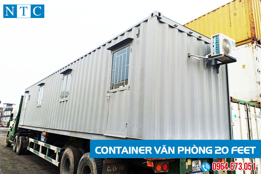 NTC Container cung cấp giá thuê container văn phòng 20 feet chất lượng cao tại Hải Phòng