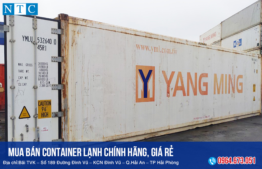 Mua bán container lạnh chính hãng tại NTC Container. Hotline: 0964.673.051