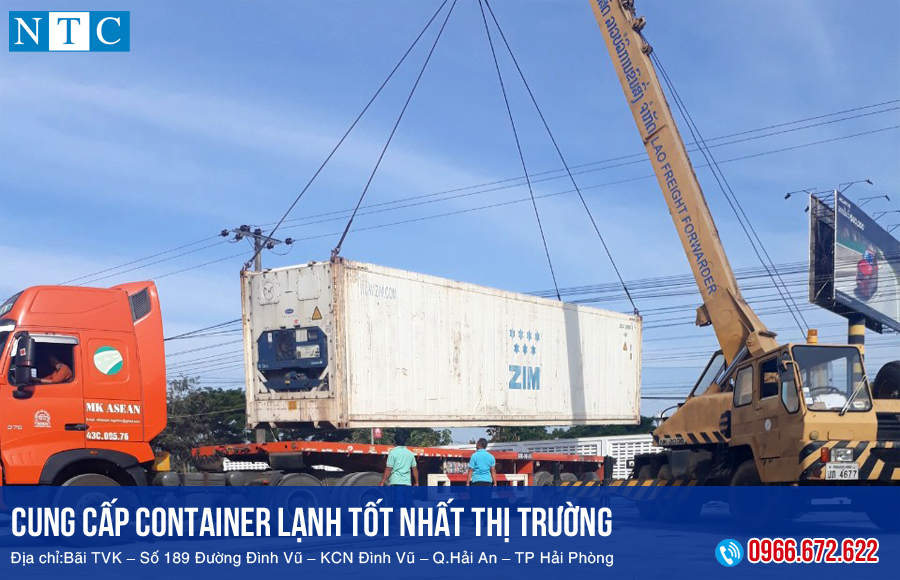 NTC Container mua bán cho thuê container lạnh chất lượng, giá tốt. Hotline: 0966.672.622