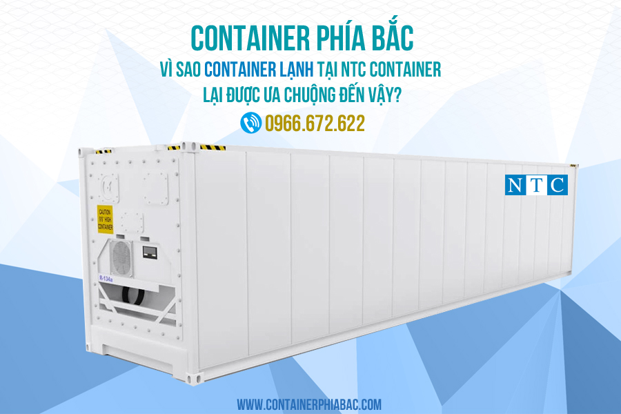 NTC Container mua bán cho thuê container lạnh chất lượng, giá tốt. Hotline: 0966.672.622