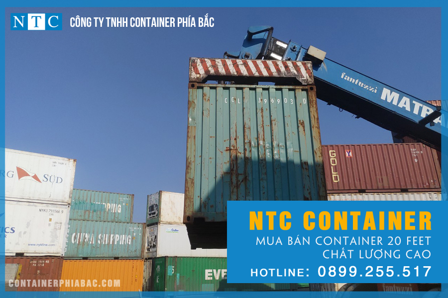 Bán container 20 feet chất lượng cao đầy đủ tiện nghi, giá rẻ chỉ có tại NTC Container