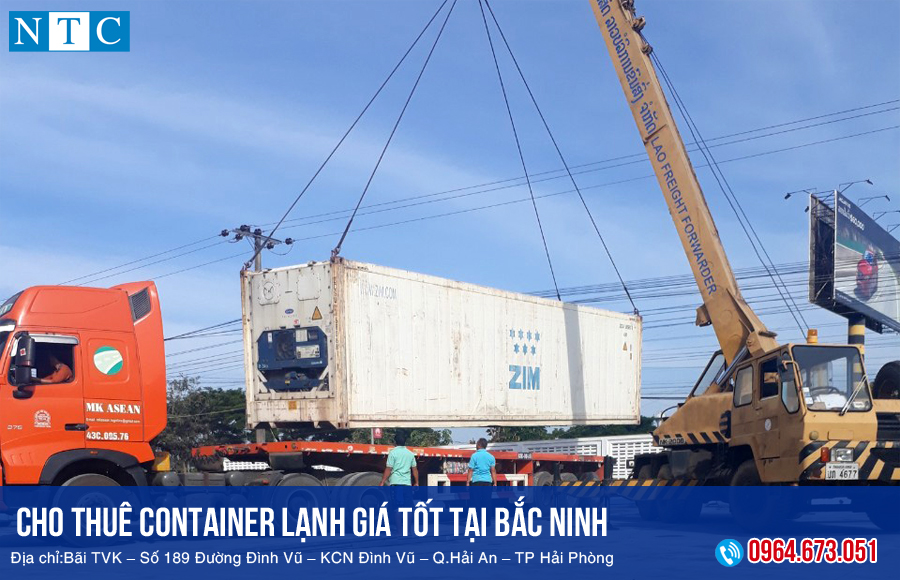 NTC Container cho thuê container lạnh giá tốt tại Bắc Ninh. Hotline: 0964.673.051