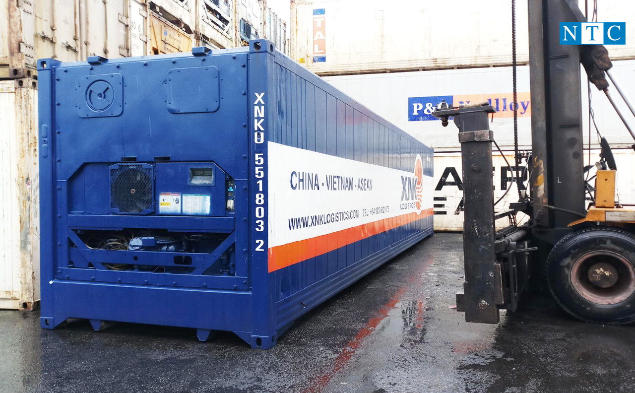 Kiểm tra máy lạnh của container trước khi khởi động