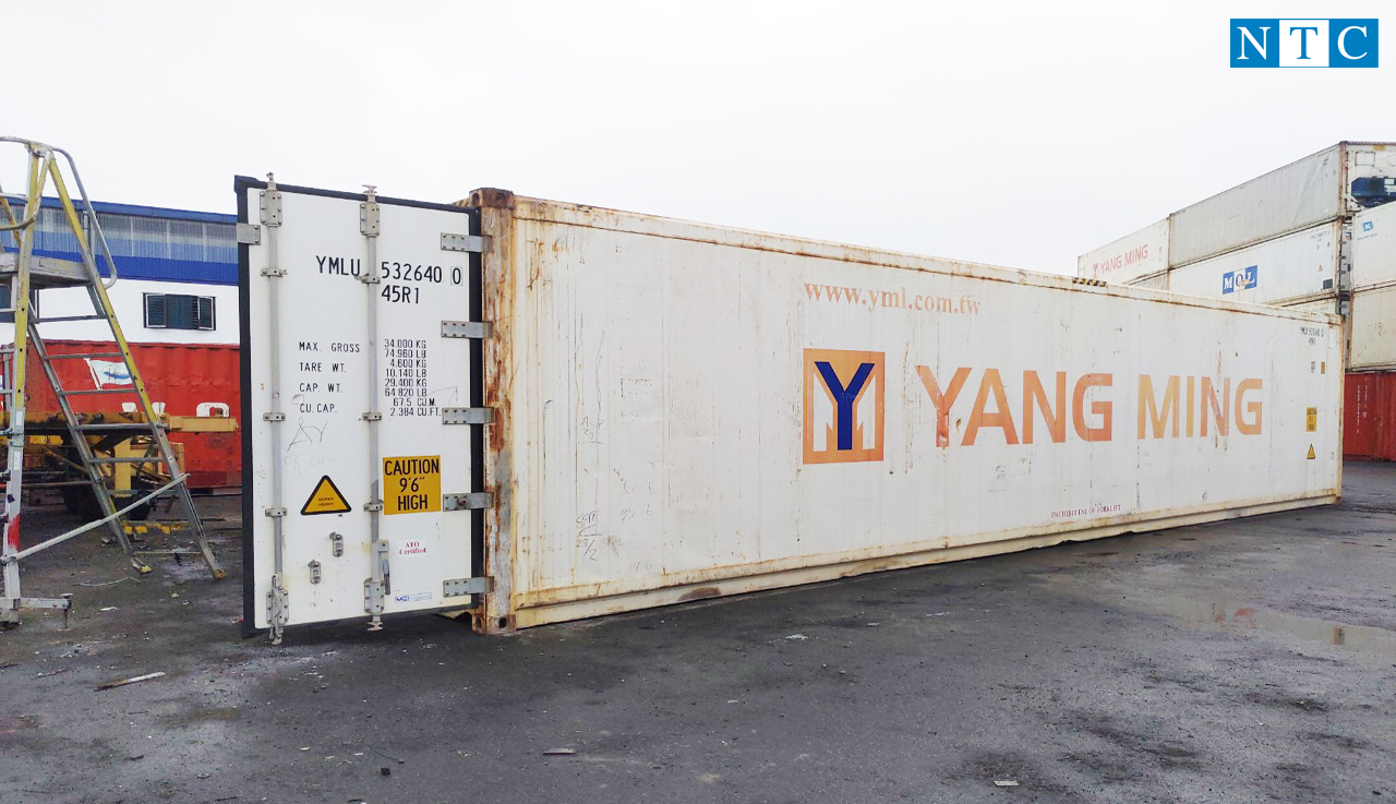 Container lạnh tại NTC Container tích hợp máy lạnh làm lạnh tới nhiệt độ thấp bảo quản hàng hóa 
