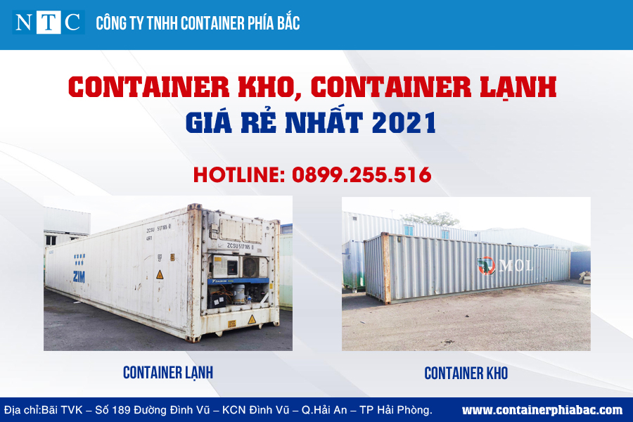 NTC Container chuyên cho thuê container kho, container lạnh giá rẻ tại Thái Nguyên