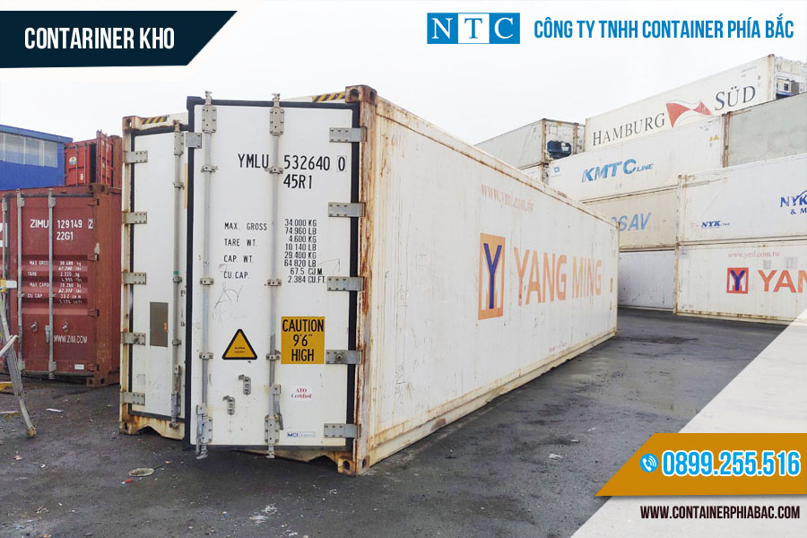 NTC Container chuyên mua bán và cho thuê container lạnh 40ft tại Bắc Ninh giá rẻ. Hotline: 0899.255.516