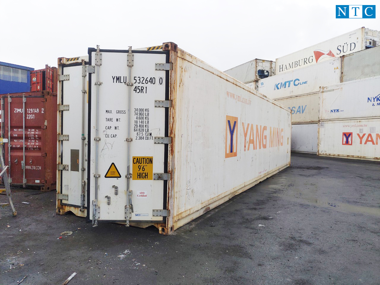 Khách hàng có thể tùy ý điều chỉnh nhiệt độ bảo quản hàng hóa khi sử dụng container lạnh tại NTC Container 