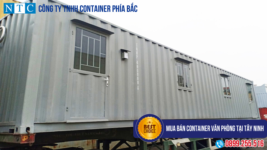 NTC Container mua bán container văn phòng tại Tây Ninh uy tín, giá tốt. Hotline: 0899.255.516