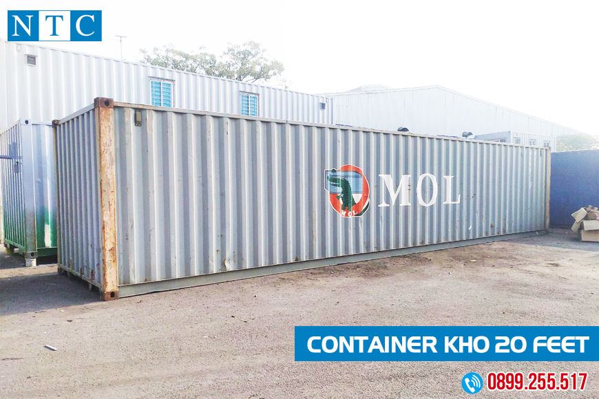 NTC Container mua bán container kho 20 feet tại Hải Phòng giá rẻ. Hotline: 0899.255.517