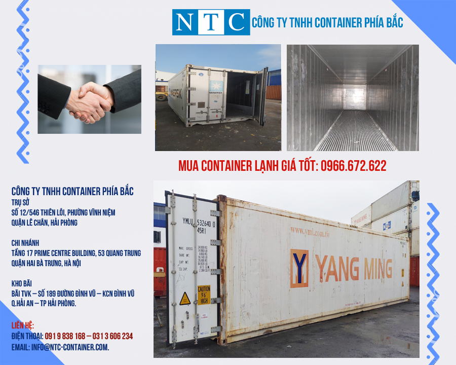 NTC Container - địa chỉ mua bán container lạnh uy tín