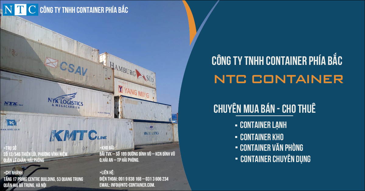 NTC Container chuyên mua container cũ cao cấp giá rẻ tại Hải Dương. Hotline: 0899.255.516