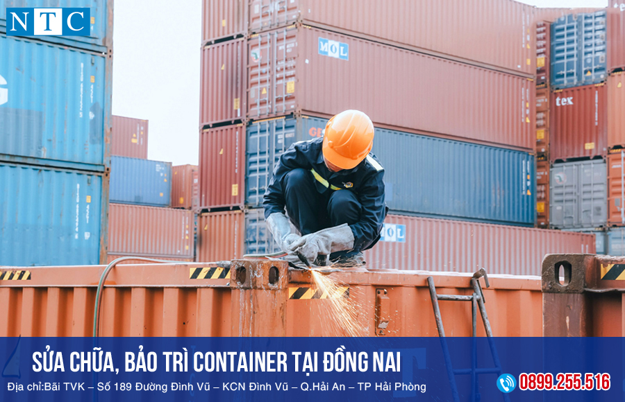 NTC Container sửa chữa, bảo trì container chuyên nghiệp, chất lượng tại Đồng Nai