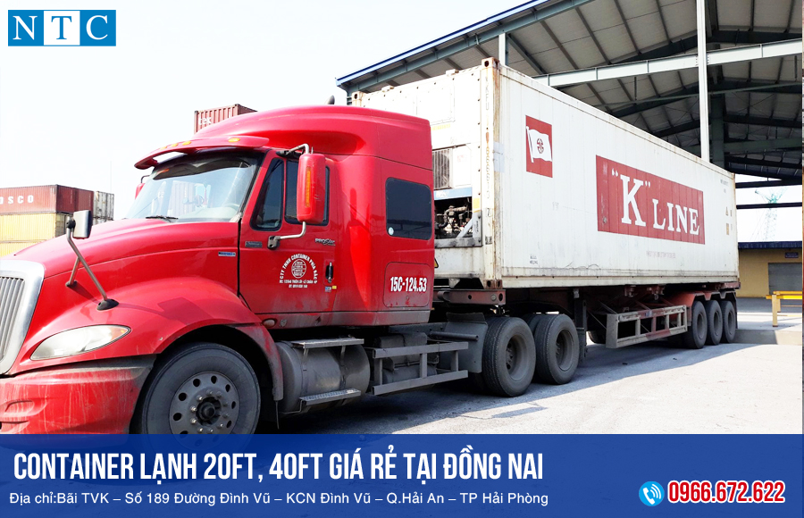 NTC Container bán, cho thuê container lạnh 20ft, 40ft giá rẻ tại Đồng Nai. Hotline: 0966.672.622