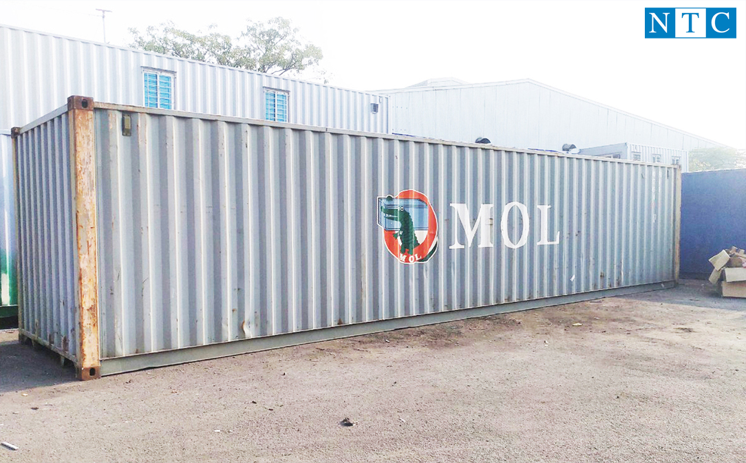 Container kho 40 feet tại NTC Container có đặc tính kết cấu chắc chắn, phù hợp việc tái sử dụng nhiều lần