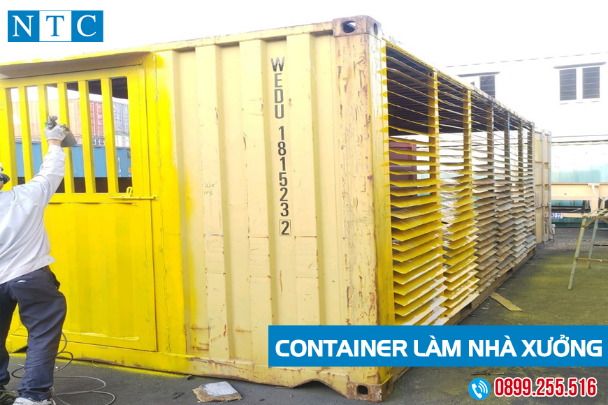 NTC Container bán và cho thuê làm nhà xưởng giá tốt nhất Long An. Hotline: 0899.255.516