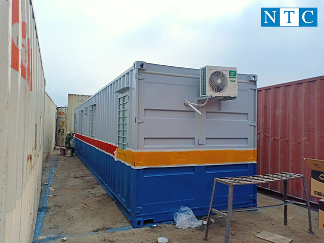 Bên cạnh việc trở thành 1 container kho, các container 20 feet cũ còn có thể tái sử dụng làm container văn phòng tiện nghi và hiện đại