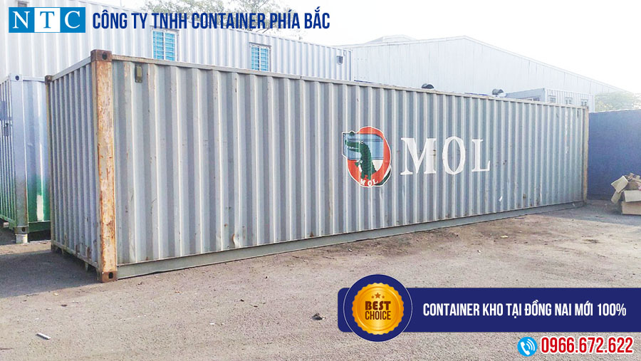 NTC Container - địa chỉ bán container kho tại Đồng Nai chất lượng bền đẹp, mới 100%. Hotline: 0966.672.622.