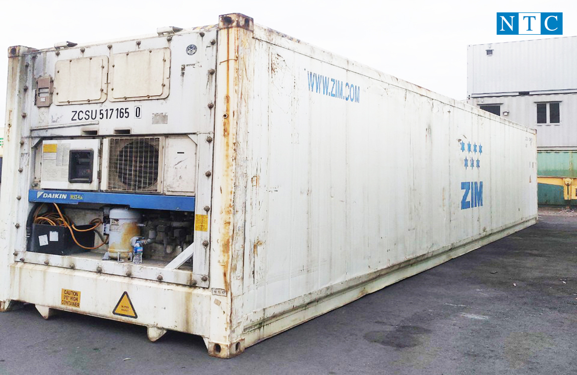 Với container lạnh thường khi hỏng sẽ phải thay thế bộ phận làm lạnh để bảo quản hàng hóa 