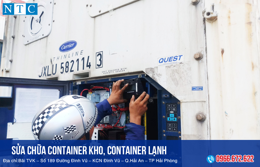 NTC Container - địa chỉ sửa chữa container kho, container lạnh chất lượng tại Đồng Nai. Hotline: 0966.672.622