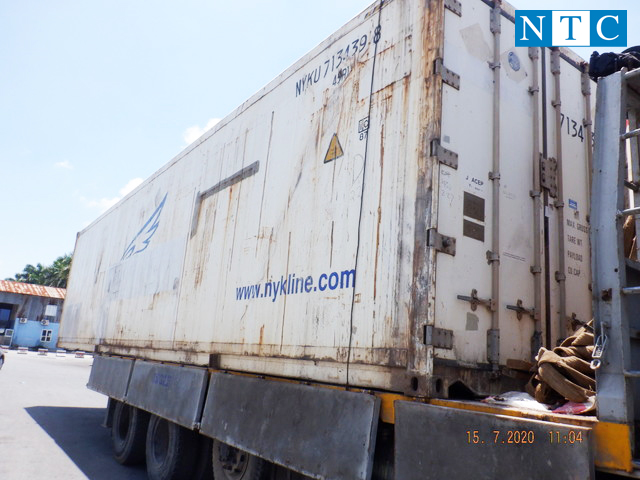 NTC Container luôn đảm bảo đúng quy trình sửa chữa container 