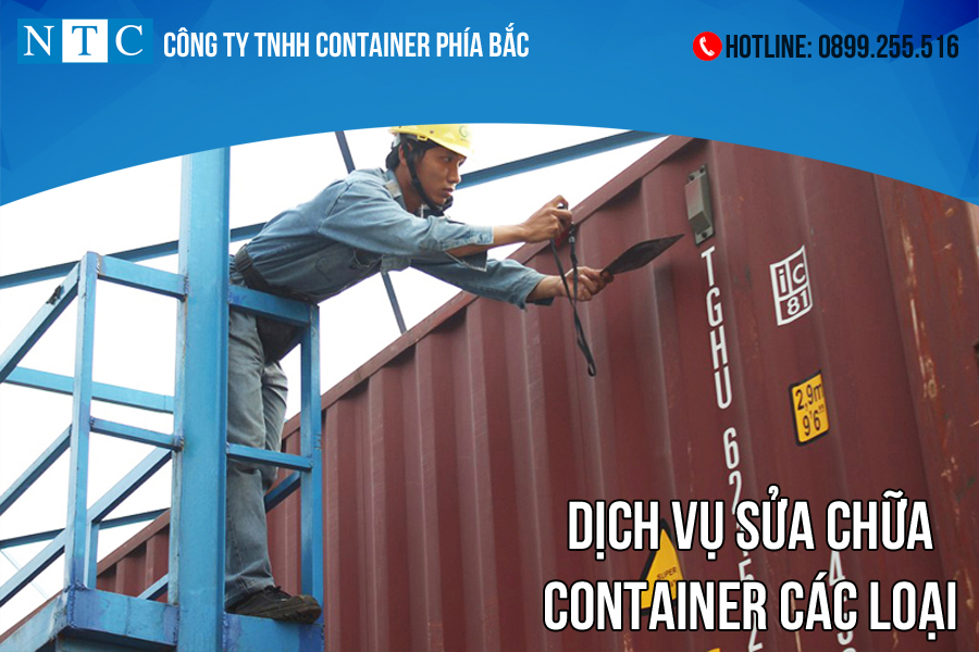 NTC Container cung cấp dịch vụ sửa chữa container các loại tại Tây Ninh, gọi là có. Hotline: 0899.255.516