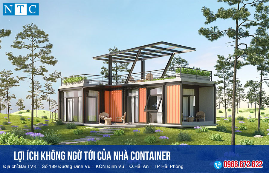 Lợi ích không ngờ tới của nhà container làm nhiều người bất ngờ