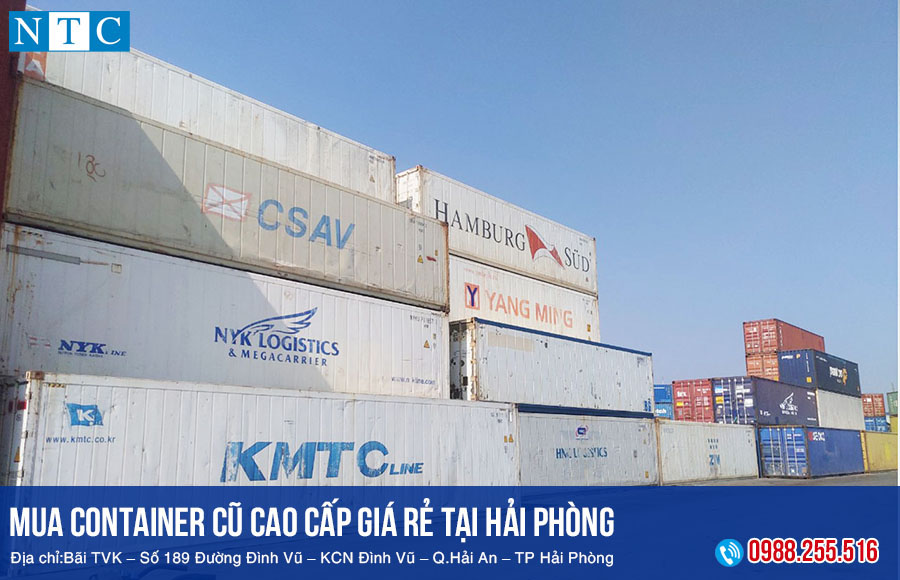 NTC Container chuyên mua container cũ cao cấp giá rẻ tại Hải Phòng