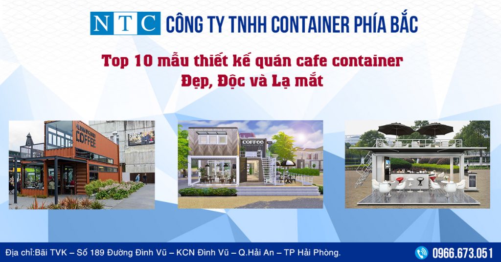 VIETADS thiết kế quán cafe container đẹp mắt, chất lượng giá tốt. Hotline: 0964.673.051