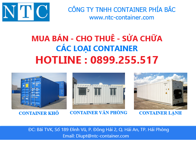Container Phía Bắc cho thuê container lạnh uy tín tại Hải Dương. Hotline: 0899255517